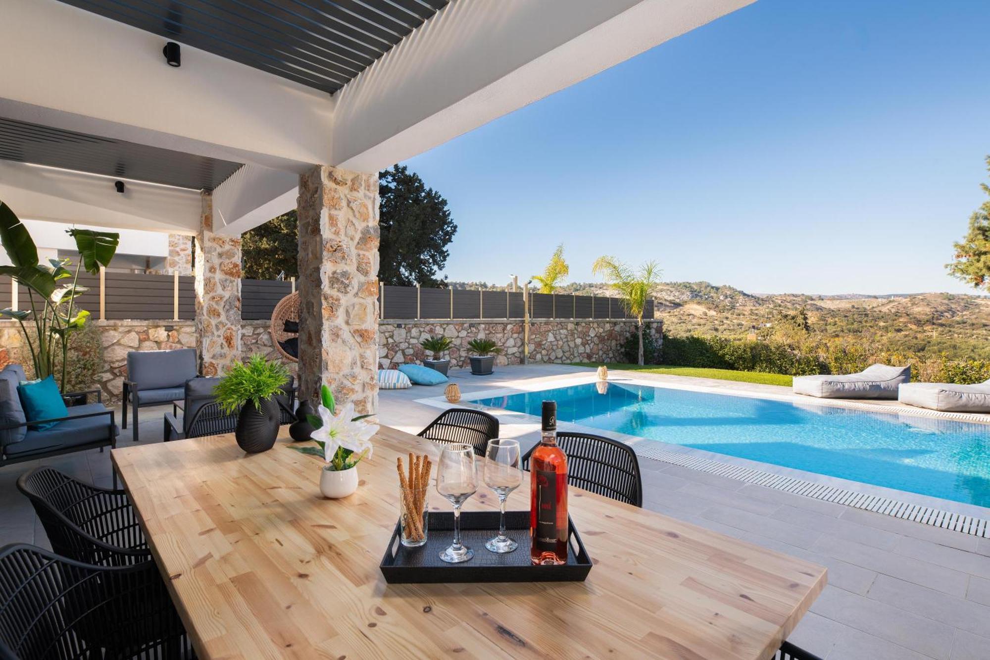 Aiora Luxury Villas Afantou Exterior foto