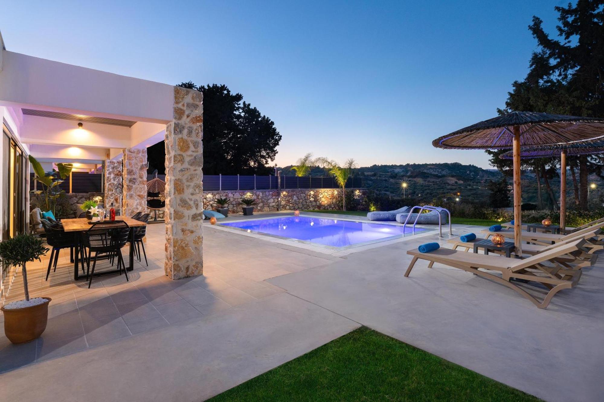 Aiora Luxury Villas Afantou Exterior foto