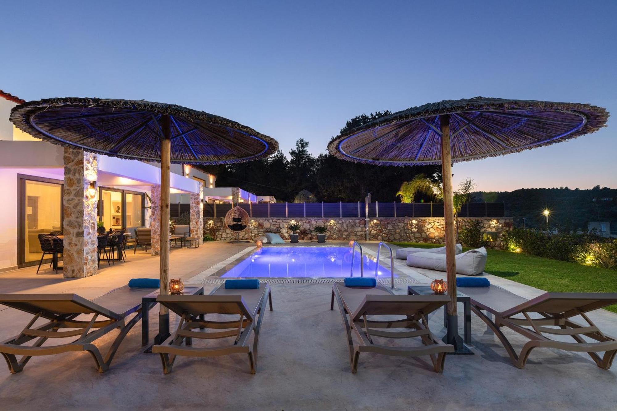 Aiora Luxury Villas Afantou Exterior foto